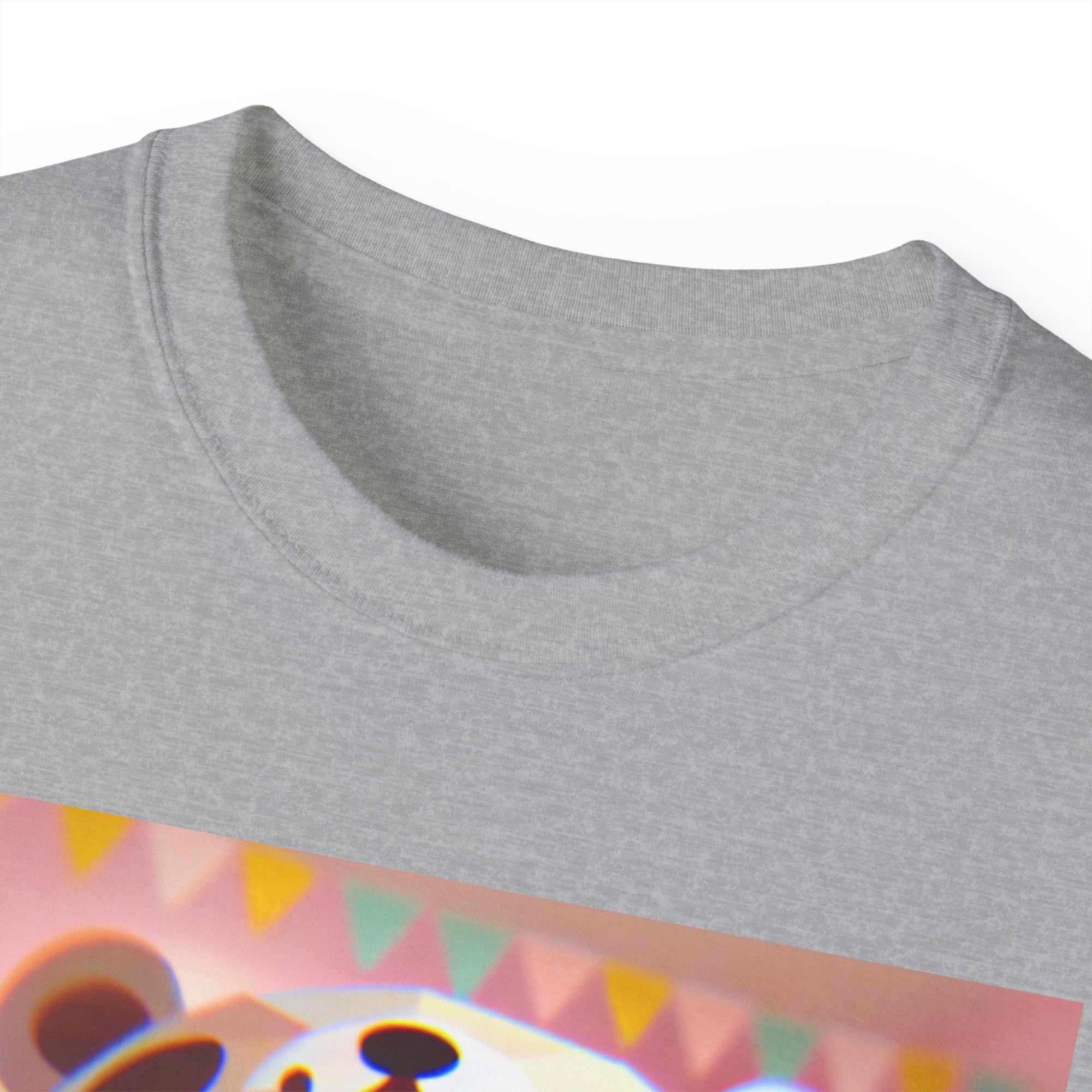 Cute Cartoon Animal Tee, Cozy Unisex T-Shirt for Kids, Gift for Animal Lovers, Birthday, Casual Style, Fun Wear