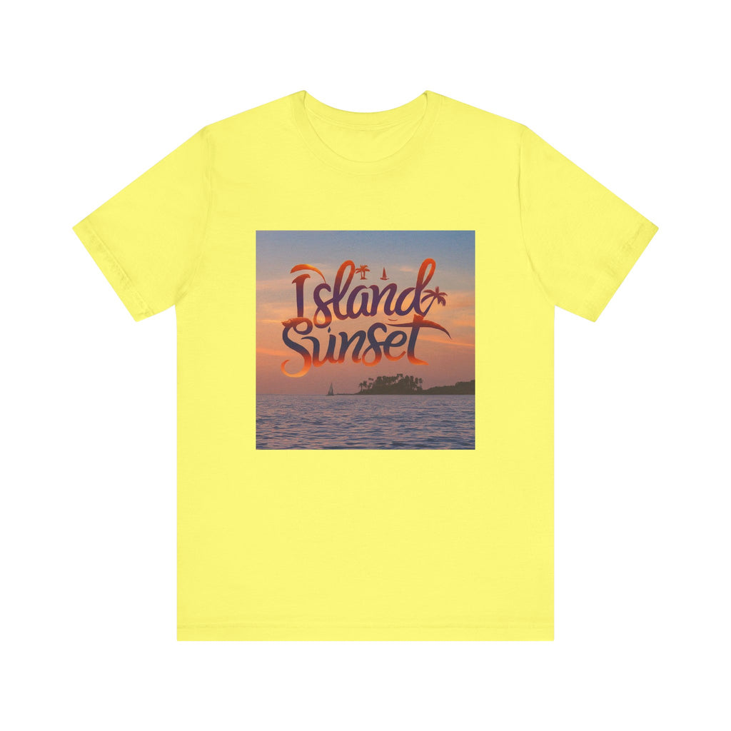 Islands sunset Unisex Jersey Short Sleeve Tee