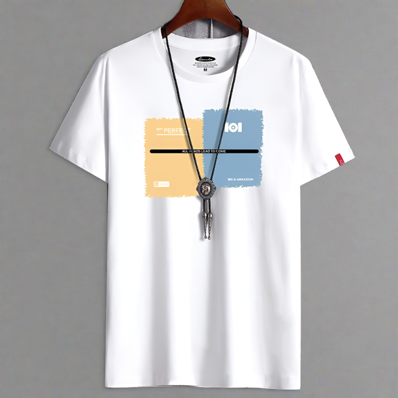 M2k Trends Oversized Graphic Summer Tee