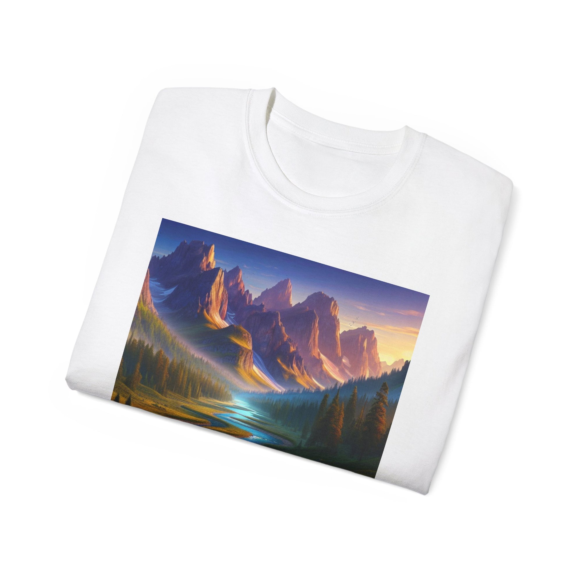 Scenic Landscape Unisex Tee, Nature Lover Shirt, Gift for Outdoor Enthusiasts, Casual Wear, Birthday Gift