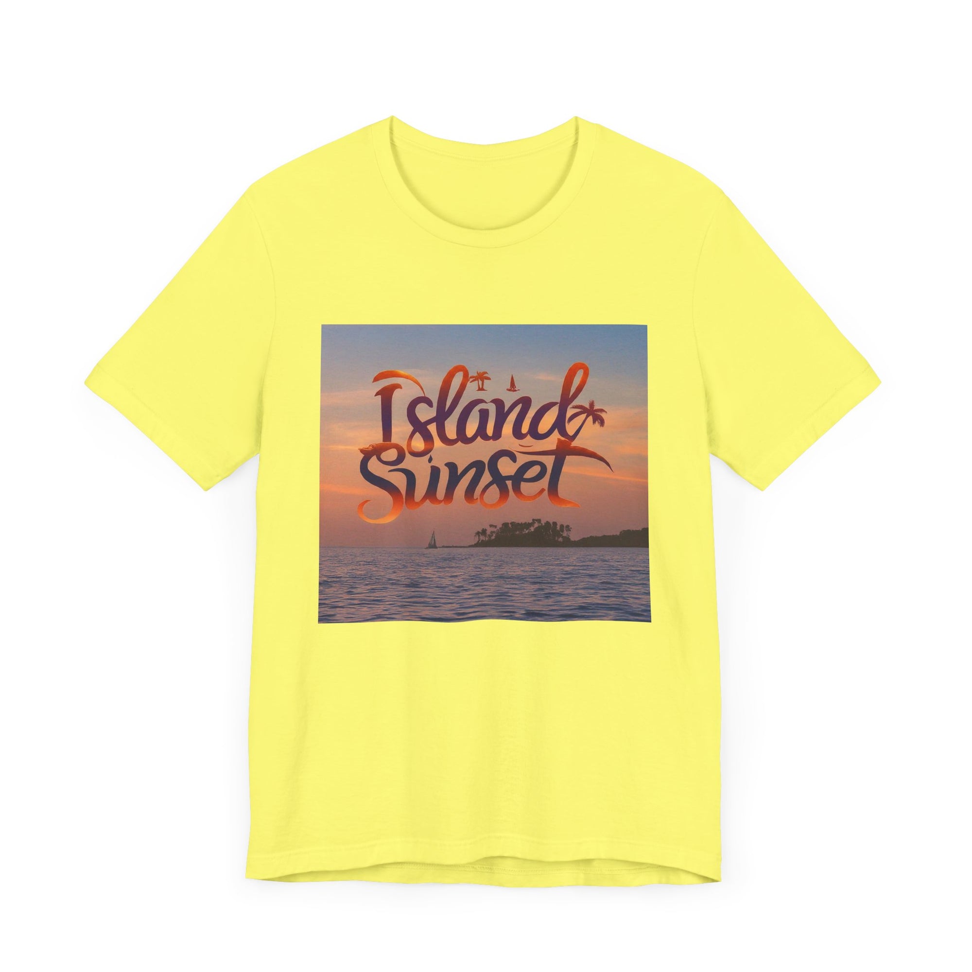 Islands sunset Unisex Jersey Short Sleeve Tee