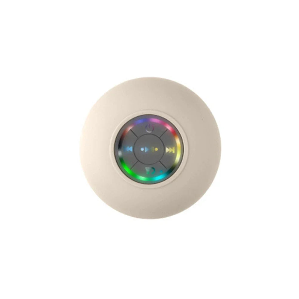 Mini Bluetooth Speaker Waterproof Bathroom Audio Wireless Shower Speakers Handsfree Loudspeaker With Suction Cup Mic For Pool