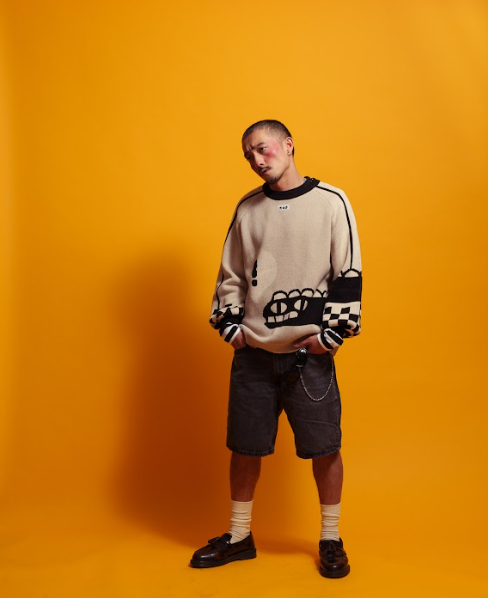 SNARP: Thick knit jacquard sweater-0