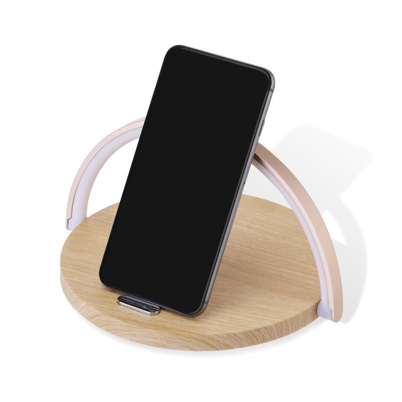 best 10w Wireless Charger Block Holder For Smart Phone Foldable Fast Charging Table Phone Stand Support With Led Table Lamp Portable 2024 charger shop online at M2K Trends for smart