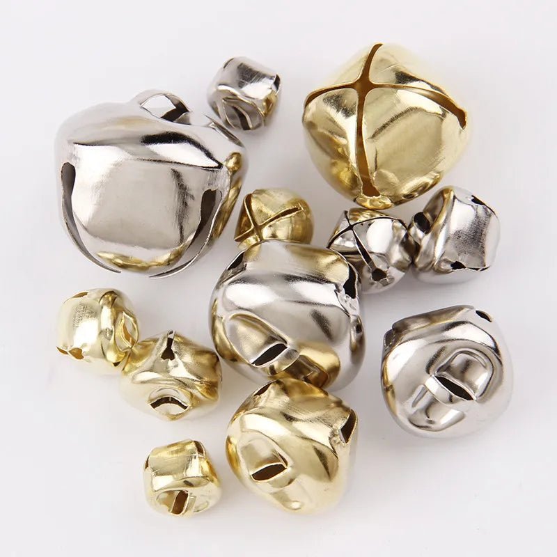 best 12-30mm 10Pcs Iron Jingle Bells Pendants Hanging Christmas Tree Ornaments Decorations For Home Festival Party Diy Crafts shop online at M2K Trends for