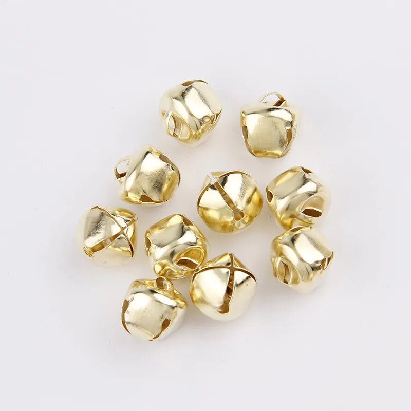 best 12-30mm 10Pcs Iron Jingle Bells Pendants Hanging Christmas Tree Ornaments Decorations For Home Festival Party Diy Crafts shop online at M2K Trends for