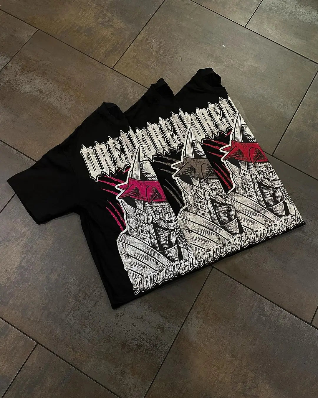 best American T Shirt Streetwear demon graphic t shirts Print Cotton Hip Hop Casual Oversized Harajuku Gothic Short Sleeved y2k top shop online at M2K Trends for