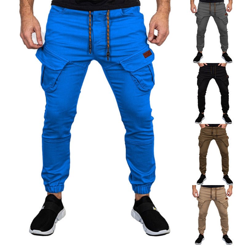 best Best New Style Solid Color cargo pants Casual Trousers Men's Footwear Overalls for sale online. Pants shop online at M2K Trends for mens pants
