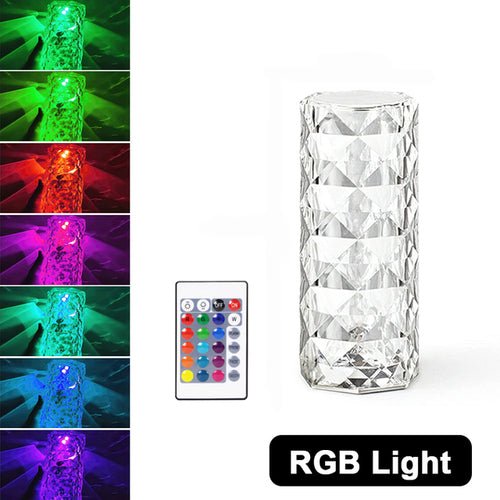 best Crystal Table Lamp Touch Remote Diamond Lamps Room Decor Atmosphere Lighting shop online at M2K Trends for LED Lamps