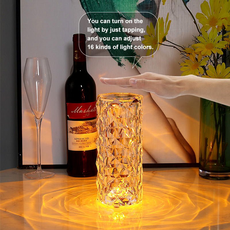 best Crystal Table Lamp Touch Remote Diamond Lamps Room Decor Atmosphere Lighting shop online at M2K Trends for LED Lamps