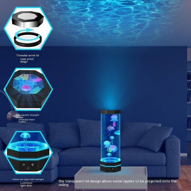 best Jellyfish Lava Lamp 17 Colors Changing 15inch Jellyfish Lamp With Remote Control USB Plug-in Bubble Fish Lamp Kids Night Light Creative Projector Lamp Home Decor 0 shop online at M2K Trends for