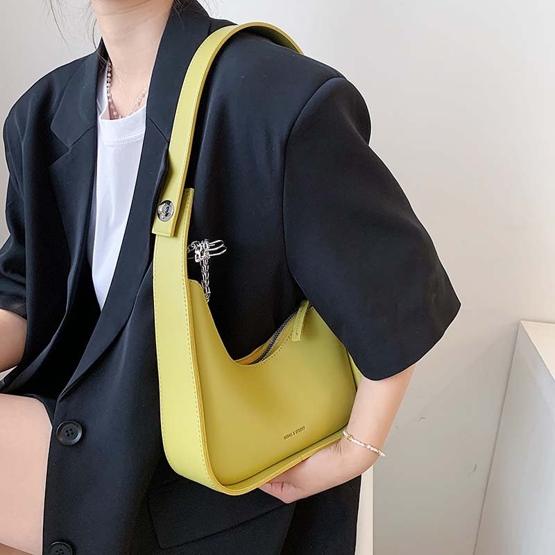 best Luxury Crossbody Bags For Women 2021 Leather Lemon Color Shoulder Bag Women Casual Satchels Wide Straps Fashion Bag Handbag 0 shop online at M2K Trends for