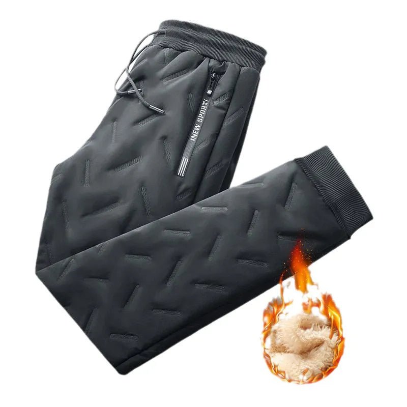 best Men Winter Warm Lambswool Thicken Sweatpants Men Outdoors Leisure Windproof Jogging Pants Brand High Quality Trousers Men shop online at M2K Trends for