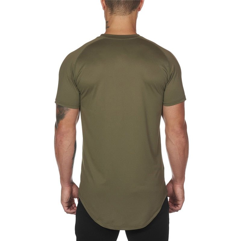 best Mesh T-Shirt Clothing Tight Gym Mens Summer New Brand Tops Tees Homme Solid Quick Dry Bodybuilding Fitness Tshirt 0 shop online at M2K Trends for