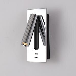 best Modern Bed lamp Interior wall lamp with USB Charging Decoration for bedroom Reading Lighting hotel headboard 3W led wall Light Lights shop online at M2K Trends for