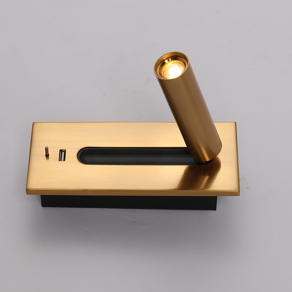best Modern Bed lamp Interior wall lamp with USB Charging Decoration for bedroom Reading Lighting hotel headboard 3W led wall Light Lights shop online at M2K Trends for