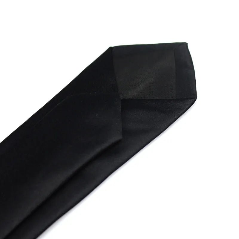 best New Classic Black Ties for Men Silk Mens Neckties for Wedding Party Business Adult Neck Tie 3 Sizes Casual Solid Tie shop online at M2K Trends for