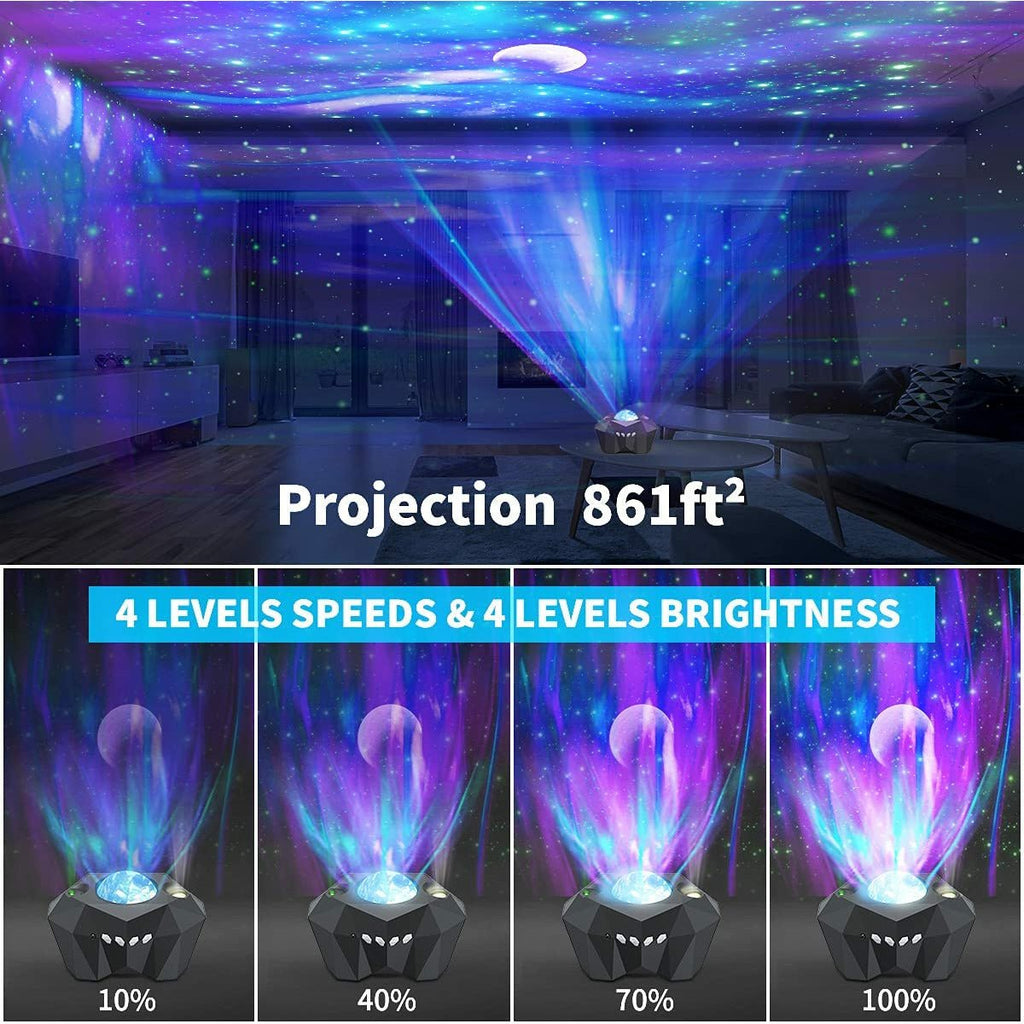 best Northern Lights Galaxy Projector Aurora Star Projector Night Light Lighting shop online at M2K Trends for LED Lamps