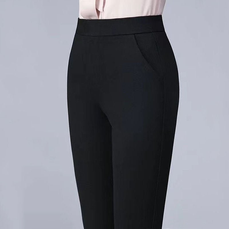 best Office Lady Loose Big Size Pencil Pants Spring Summer Elegant Women 5XL Pockets High Waist Casual Solid Straight Trousers 2022 0 shop online at M2K Trends for