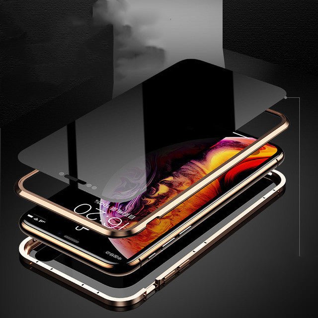 best Phone Case Anti-peep Magnetic Protective Shell Magnetic Privacy Glass Case For Phone Accessories shop online at M2K Trends for