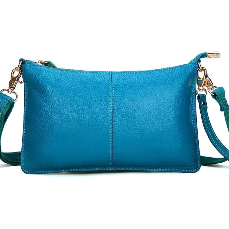 best RanHuang Women Genuine Leather Day Clutches Candy Color Shoulder Bags Women&#39;s Fashion Crossbody Bags Small Clutch Bags 0 shop online at M2K Trends for