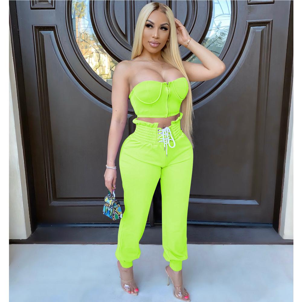 best two peice set for women two piece outfits 2 pieces sets women outfits crop tops pants tracksuit clothes for female Active Two 2 Pieces Set for Women shop online at M2K Trends for