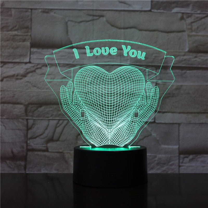 best Valentines Day Gift Hands Holding Love 3D Night Light Other shop online at M2K Trends for gift