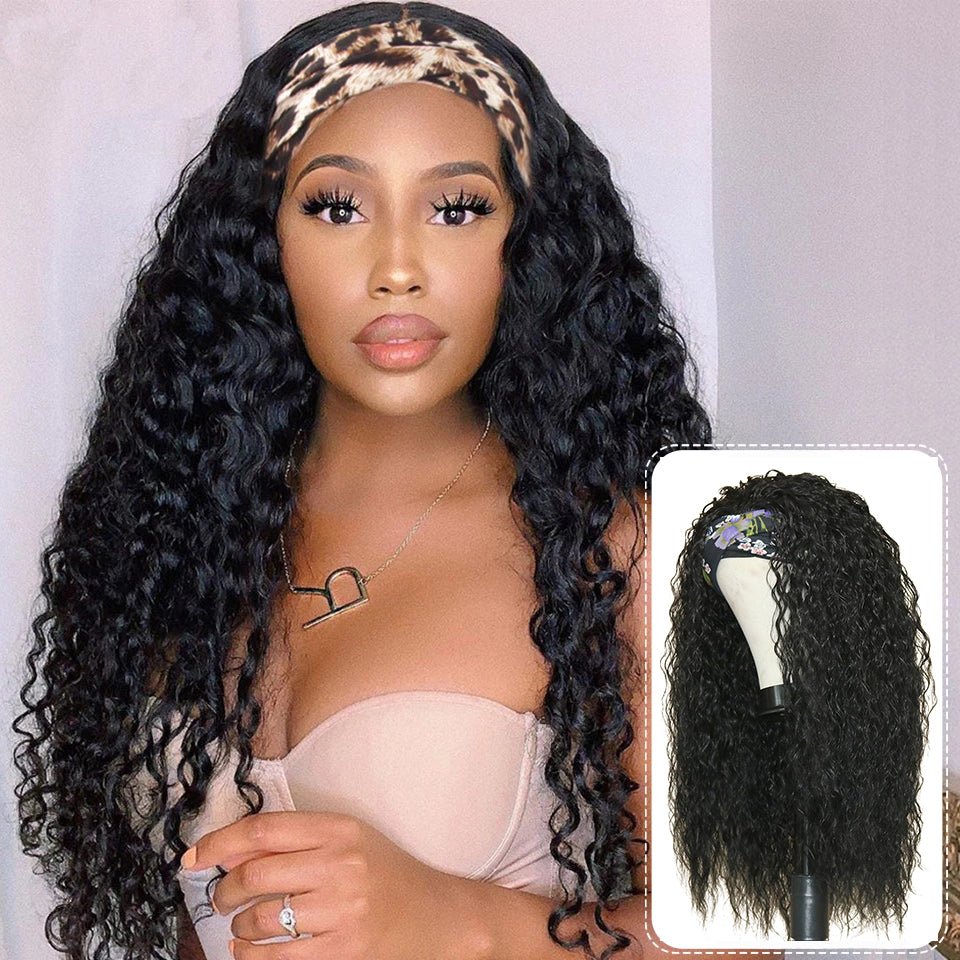 best Water Wave Lace Front Wig Natural Hair Curly SyntheticT Part Wigs Heat Other shop online at M2K Trends for