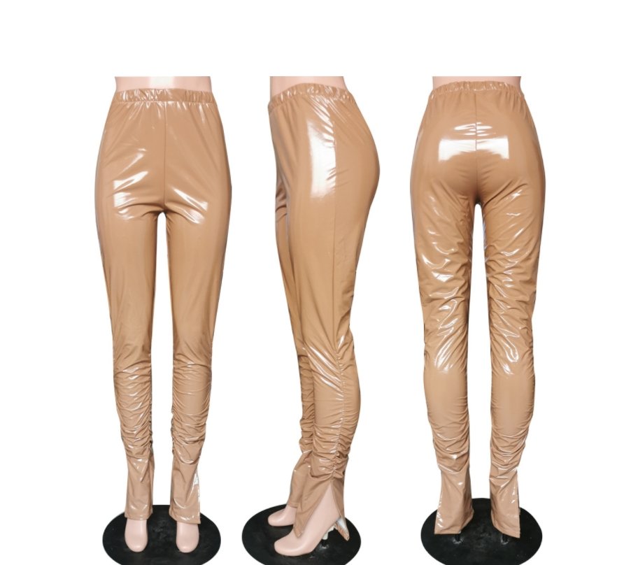 best Women's Sexy High Elastic Skinny PU Leather Pants women`s pants shop online at M2K Trends for Leather pants